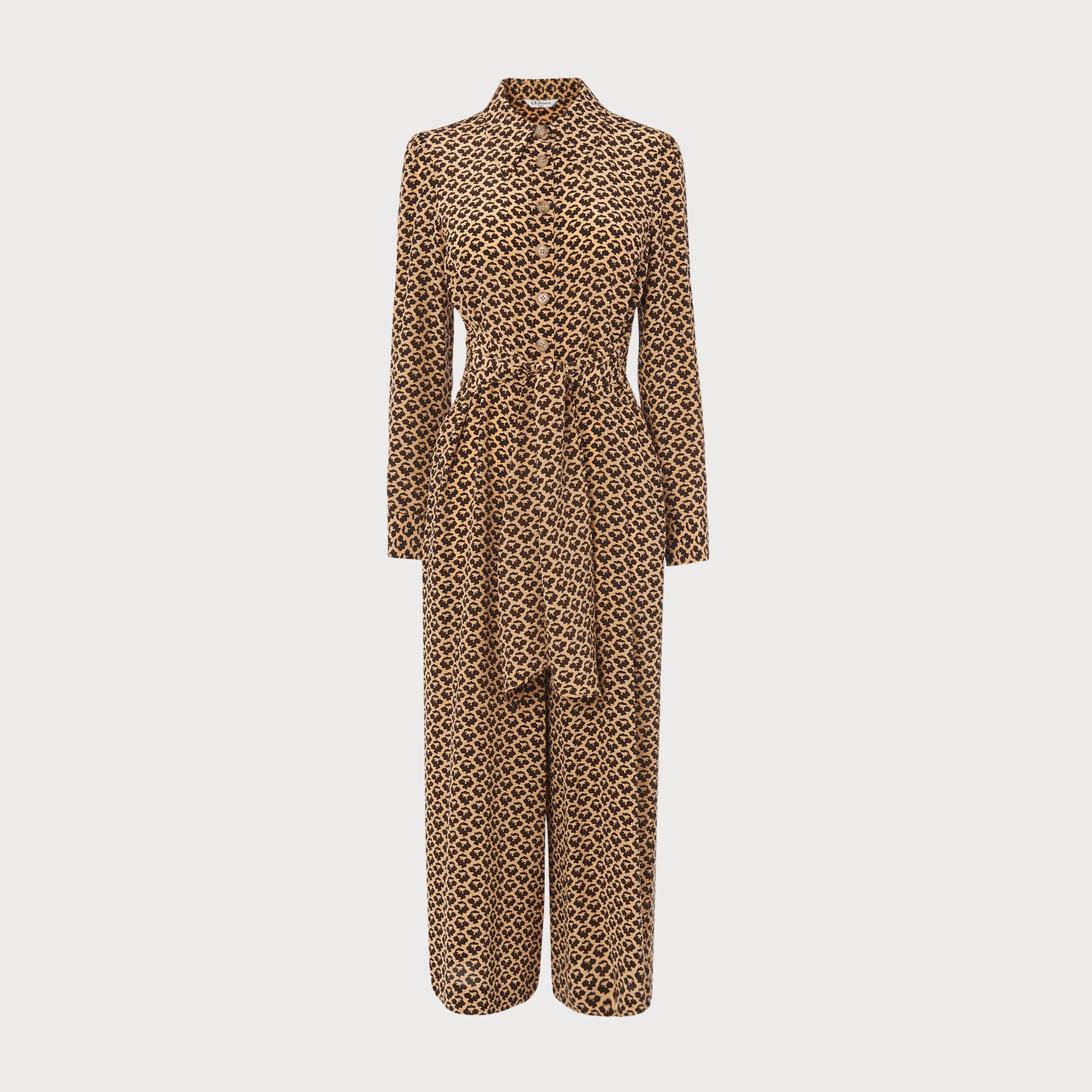 Lk bennett sales leopard jumpsuit